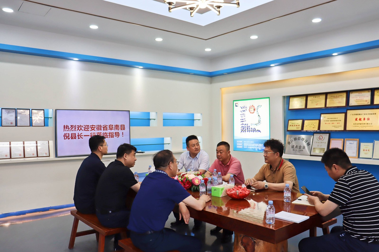 熱烈歡迎安徽省阜南縣倪縣長一行蒞臨指導!
